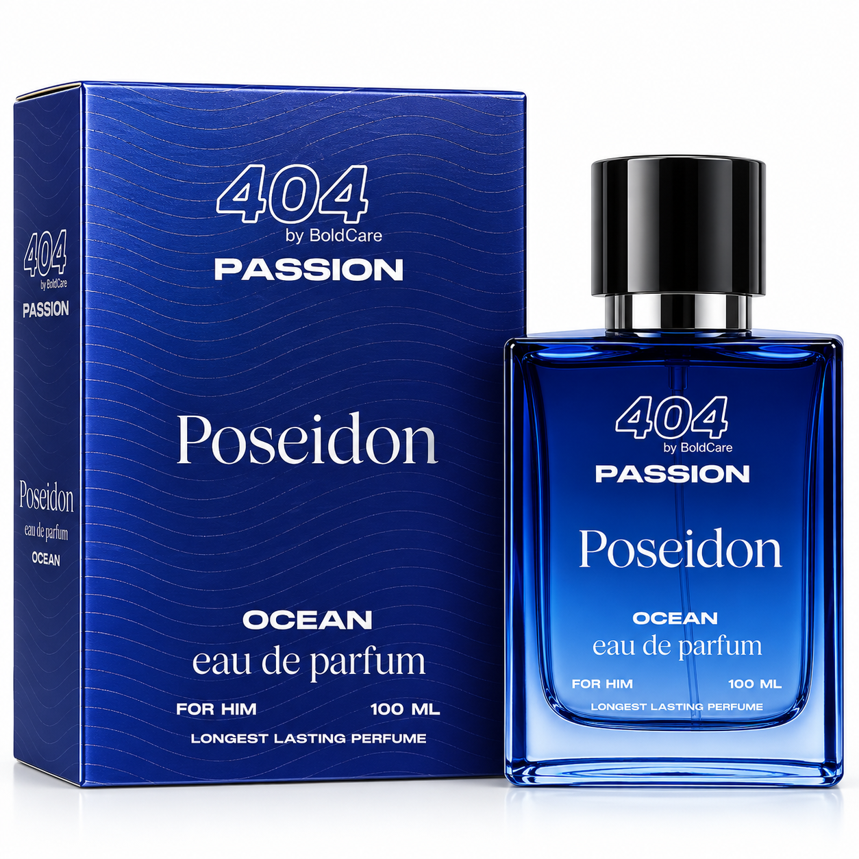 404 by BoldCare Passion Poseidon Ocean Eau De Parfum for Him – 100 ml