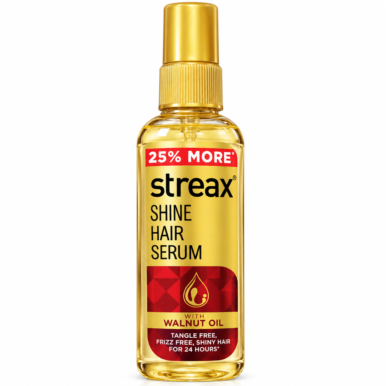 Streax Shine Hair Serum with Walnut Oil – 115 ml